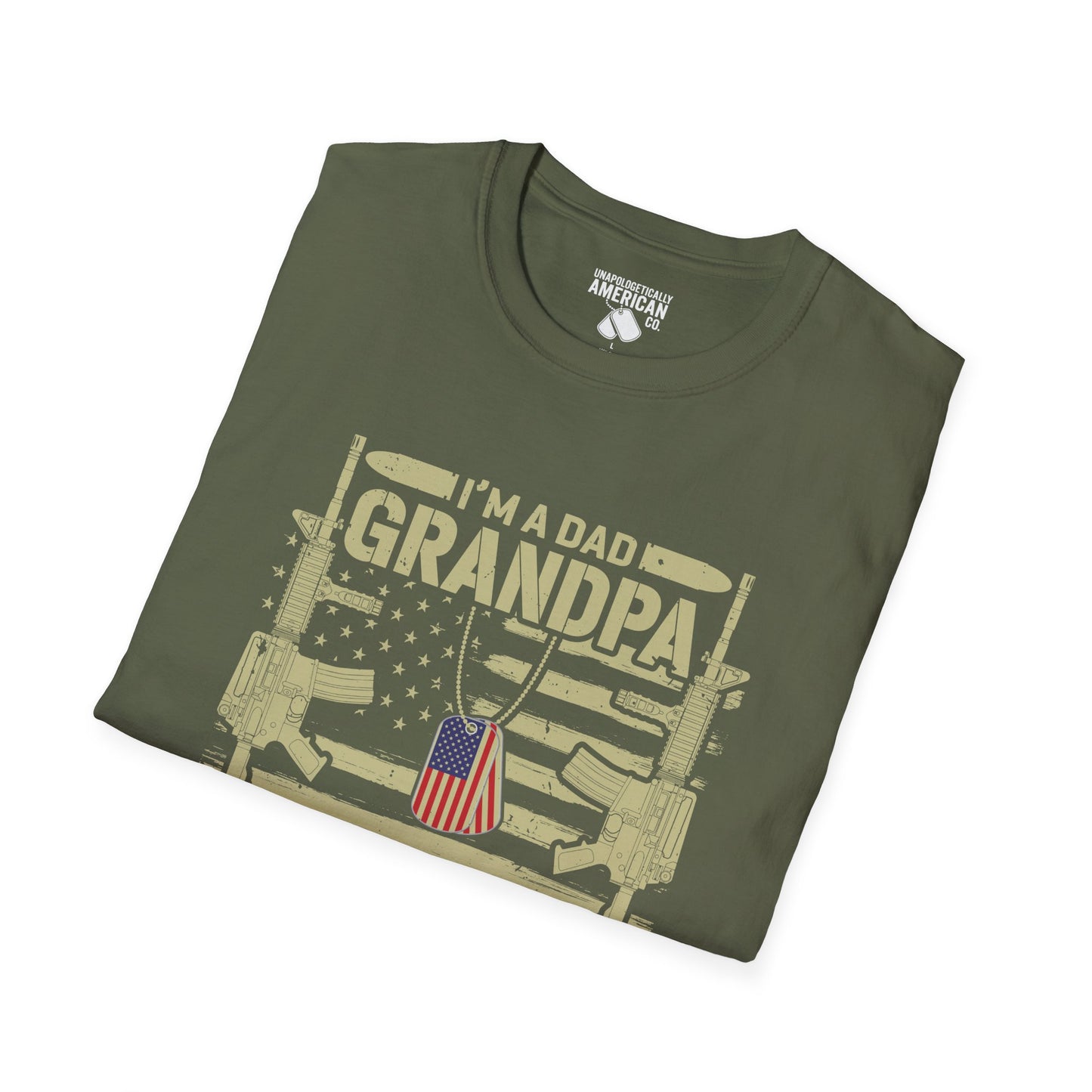 Veteran Grandpa T-Shirt | Unisex Softstyle Tee | Father’s Day Gift, Military Dad Shirt, Comfortable Casual Wear, Patriotic Apparel, [...]