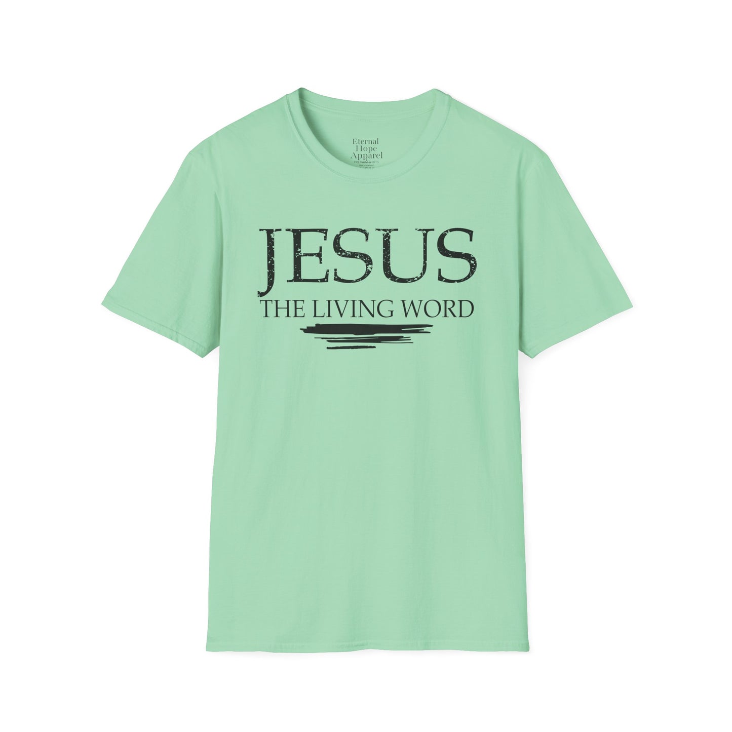 "Jesus: The Living Word" - Inspirational Unisex T-Shirt