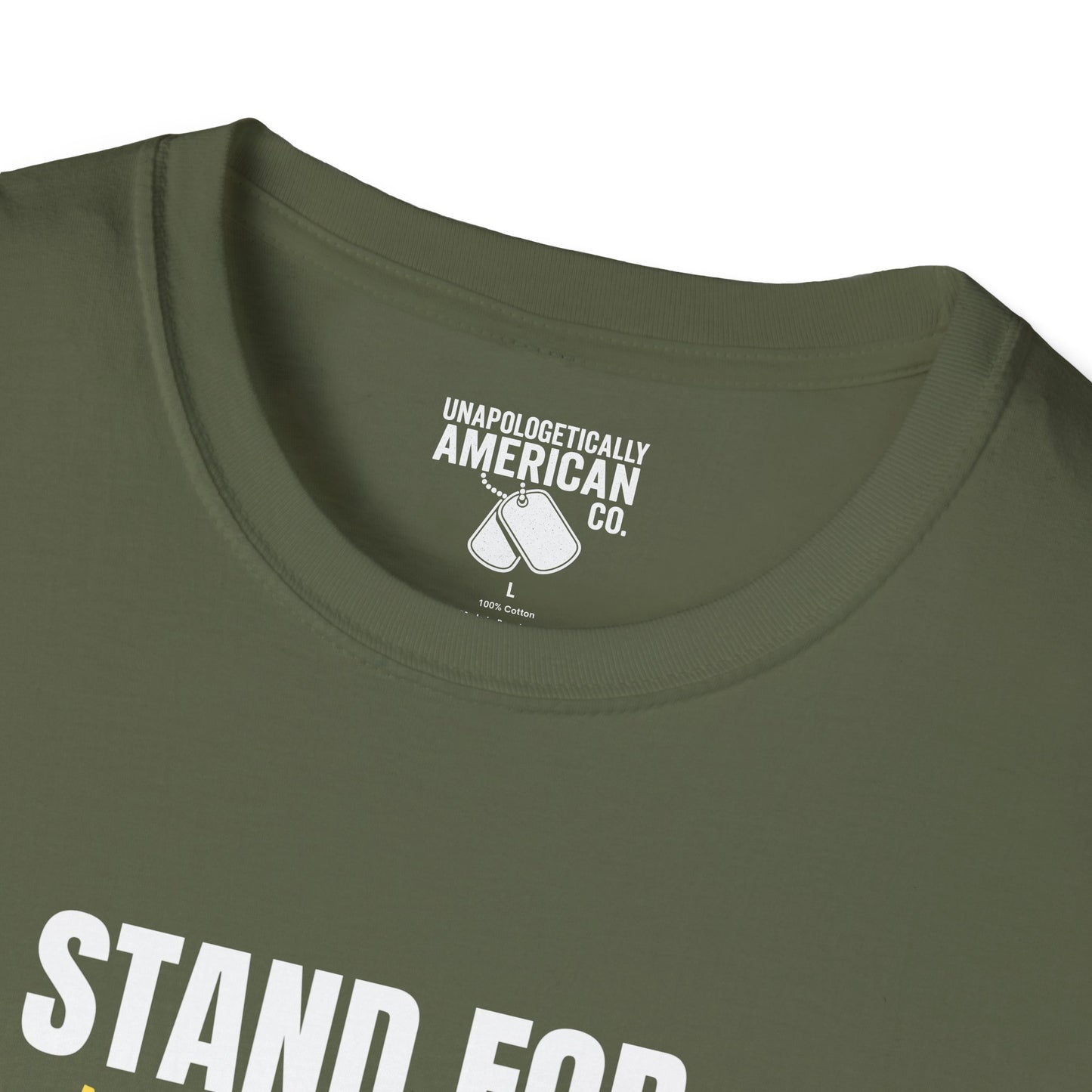 Unisex Softstyle T-Shirt - Stand for the Flag, Kneel for the Fallen