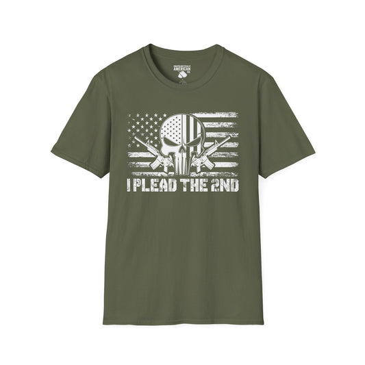Men's Graphic Tee - I Plead the 2nd, Casual Wear, Gift for Gun Enthusiasts, 2nd Amendment Shirt, Patriotic Apparel
