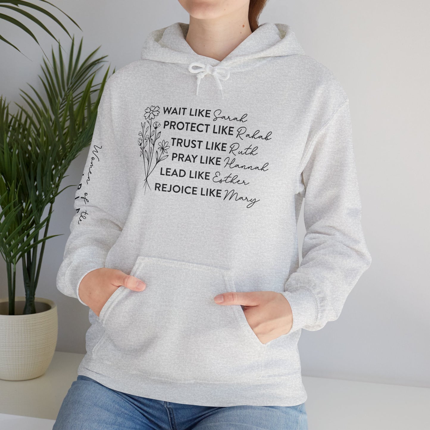 Inspirational Unisex Hooded Sweatshirt - Uplifting Messages for Faith and Community