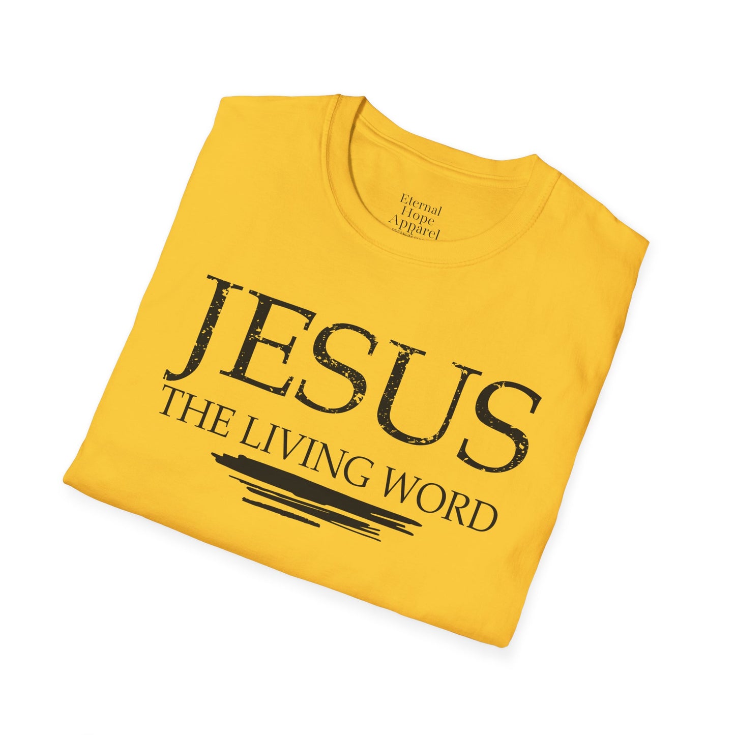 "Jesus: The Living Word" - Inspirational Unisex T-Shirt