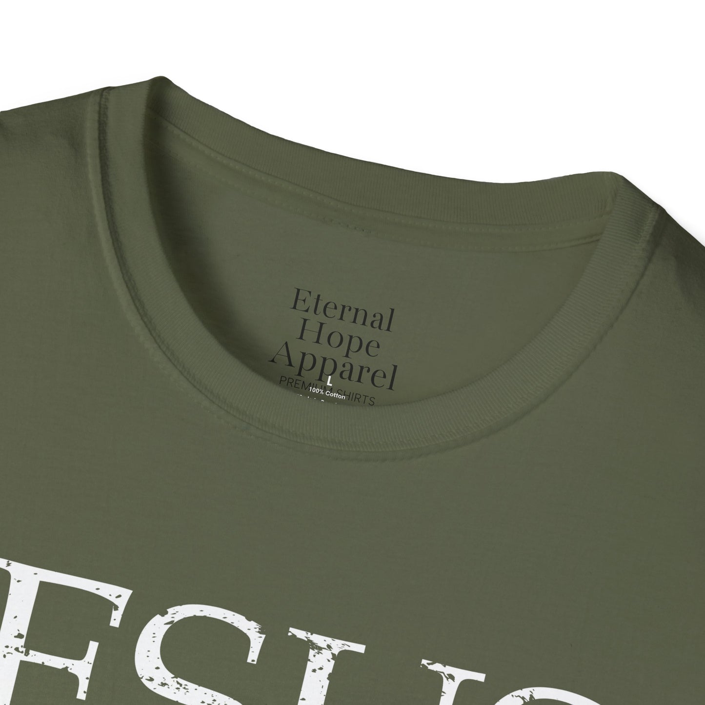 Jesus The Living Word Unisex Softstyle T-Shirt - Faith-Based Apparel