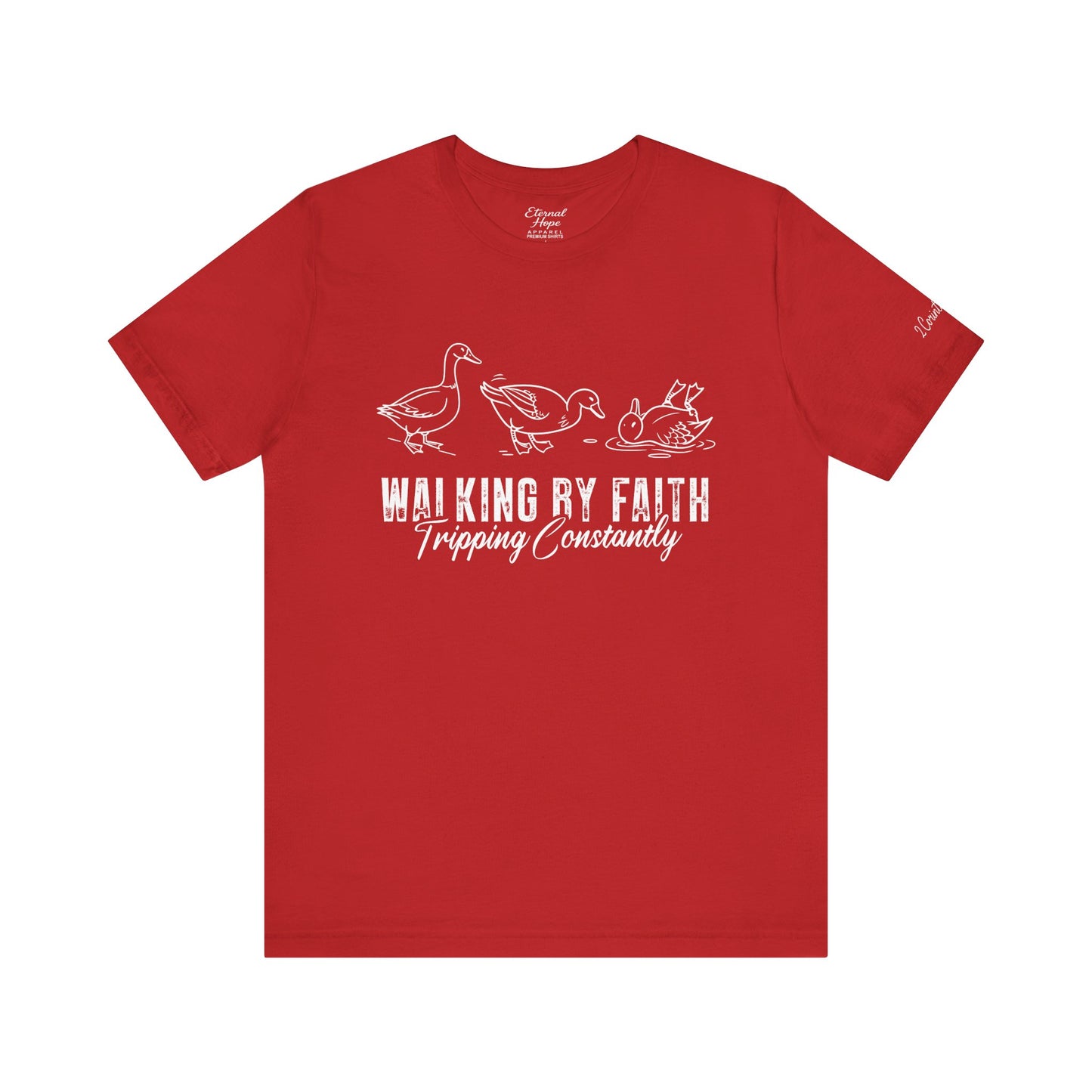 “Walking by faith and tripping constantly”