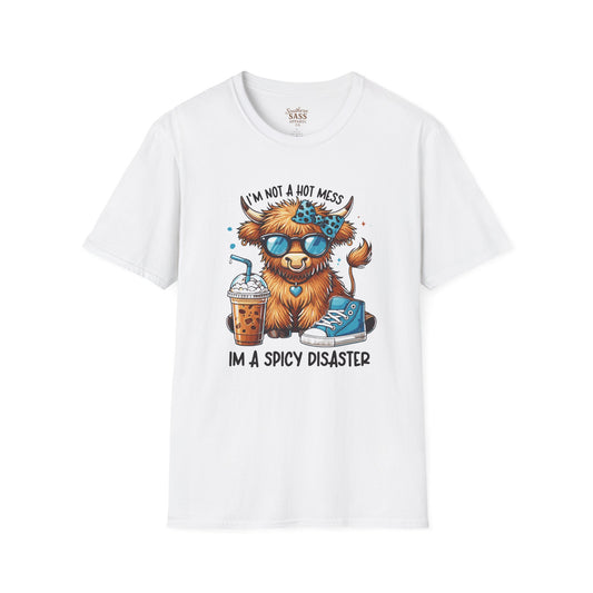 Spicy Disaster Highland Cow T-Shirt,