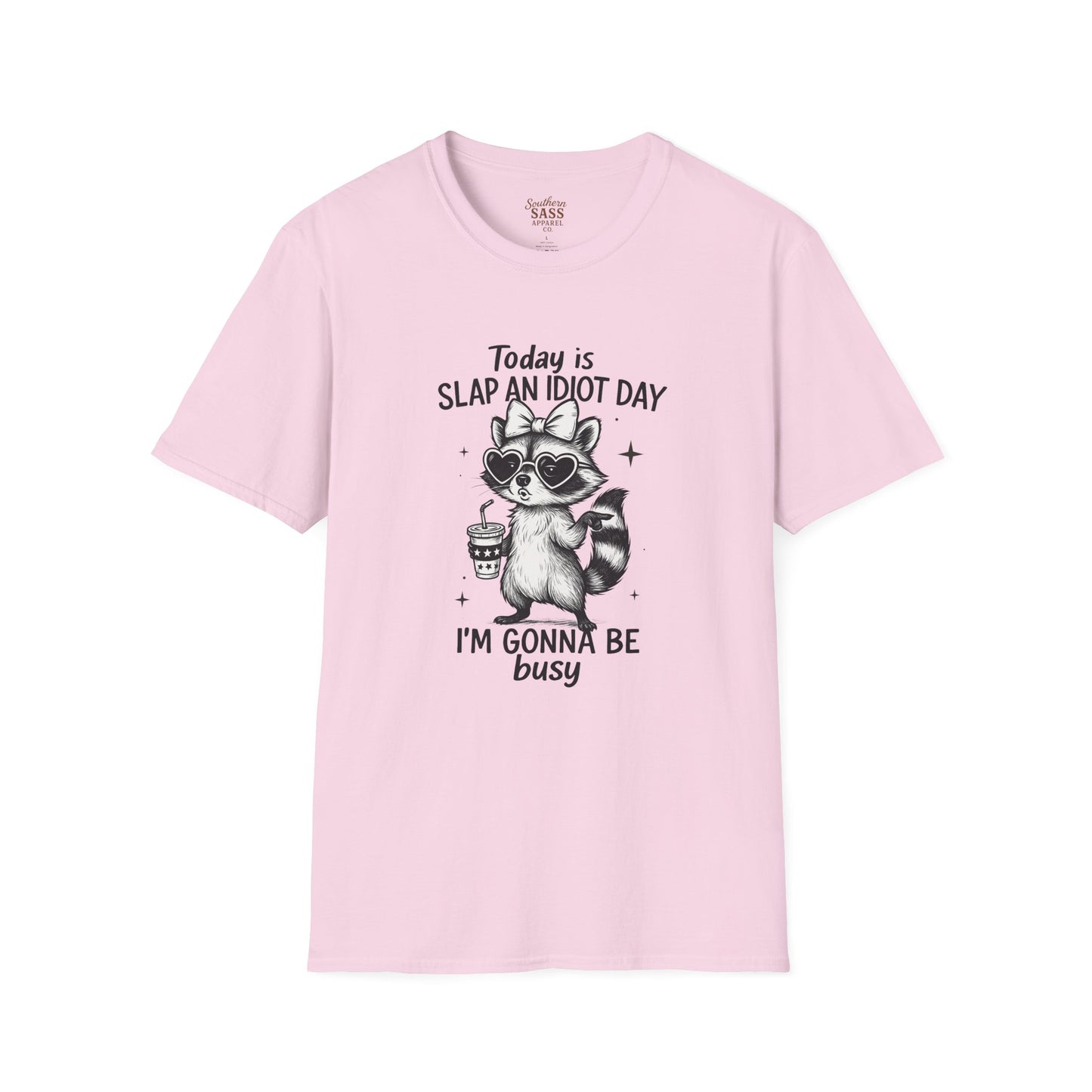 Funny Raccoon T-Shirt, Humorous Gift, Unisex Casual Wear, Whimsical Graphic Tee, Joke Apparel