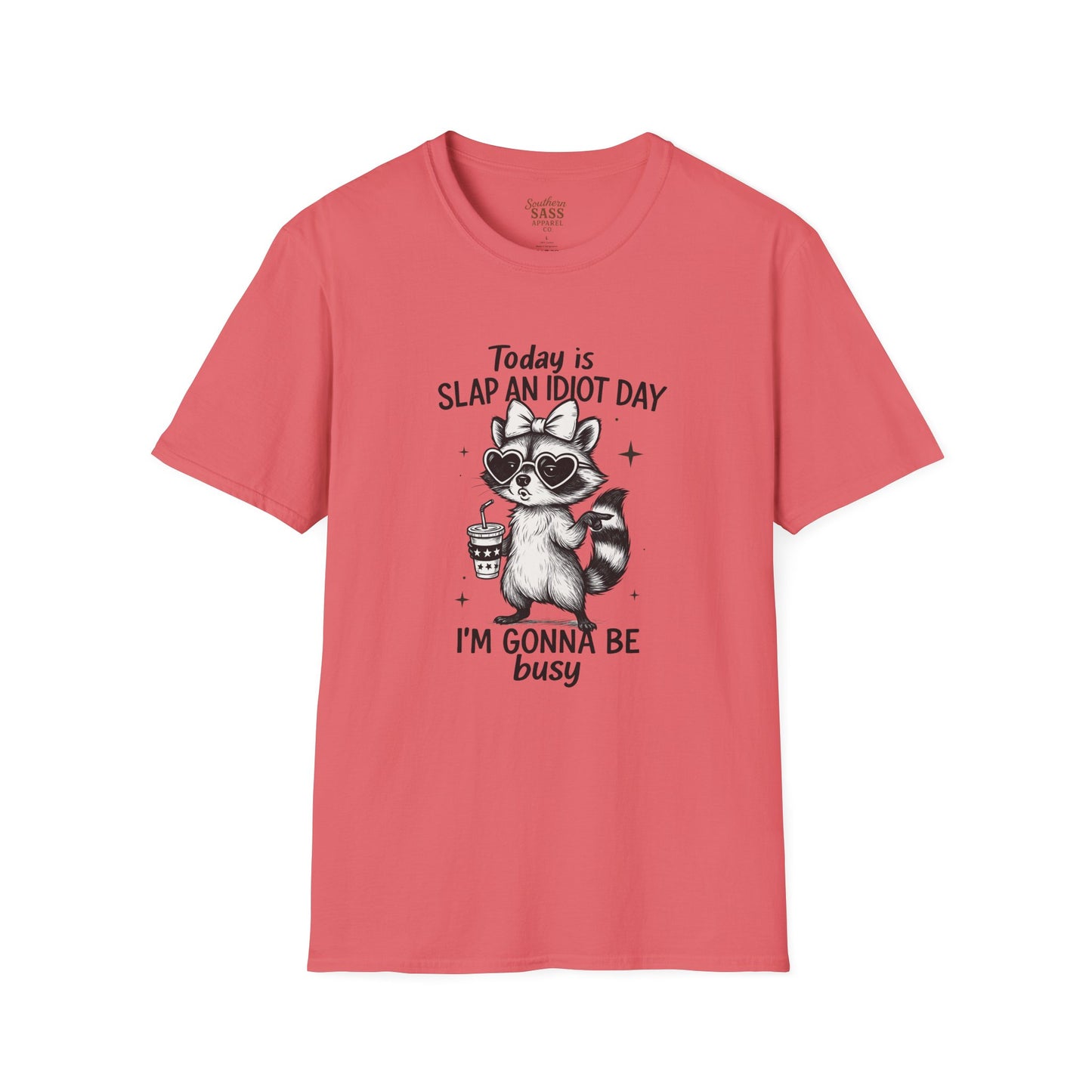 Funny Raccoon T-Shirt, Humorous Gift, Unisex Casual Wear, Whimsical Graphic Tee, Joke Apparel