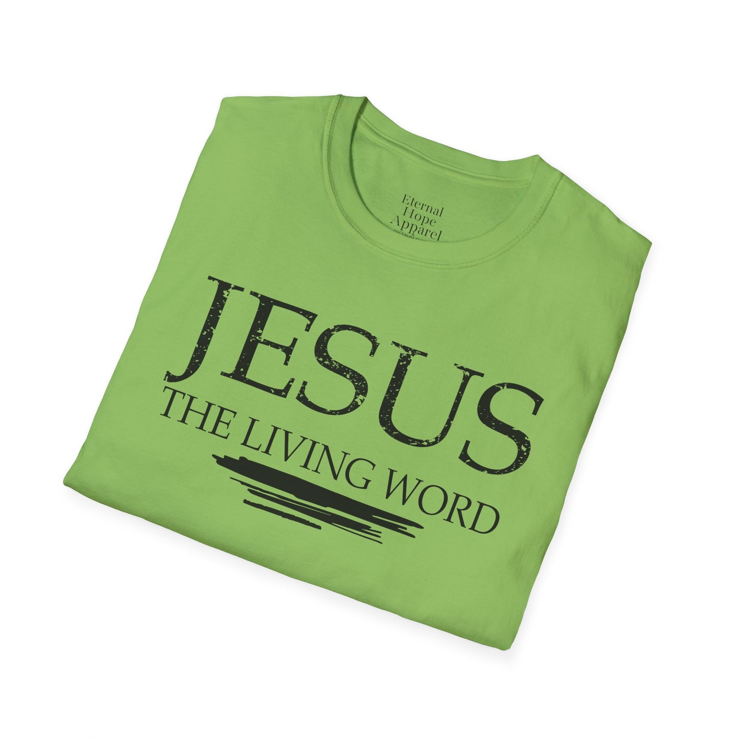 "Jesus: The Living Word" - Inspirational Unisex T-Shirt