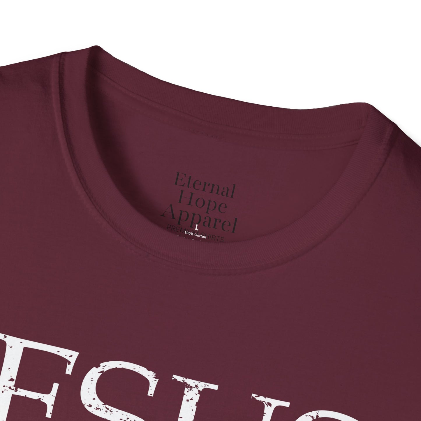 Jesus The Living Word Unisex Softstyle T-Shirt - Faith-Based Apparel