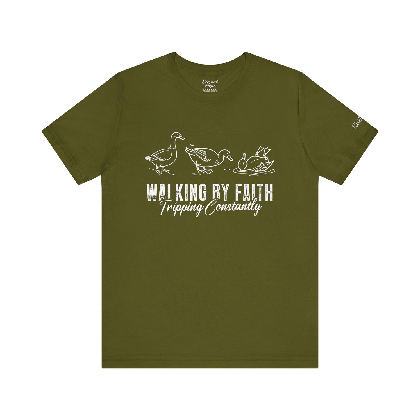 “Walking by faith and tripping constantly”