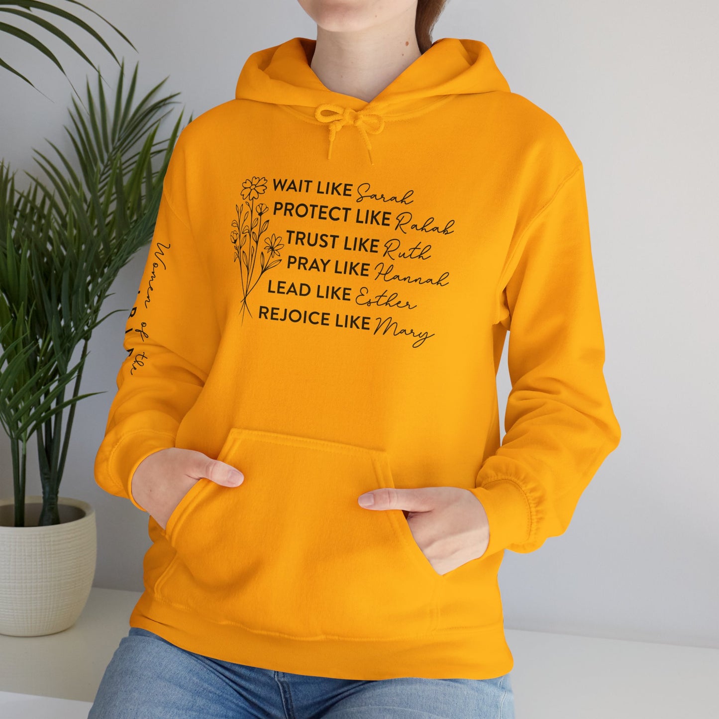 Inspirational Unisex Hooded Sweatshirt - Uplifting Messages for Faith and Community