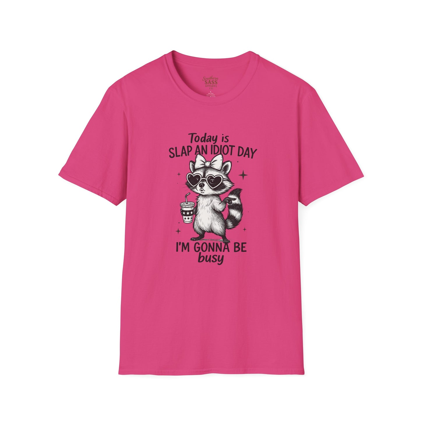 Funny Raccoon T-Shirt, Humorous Gift, Unisex Casual Wear, Whimsical Graphic Tee, Joke Apparel