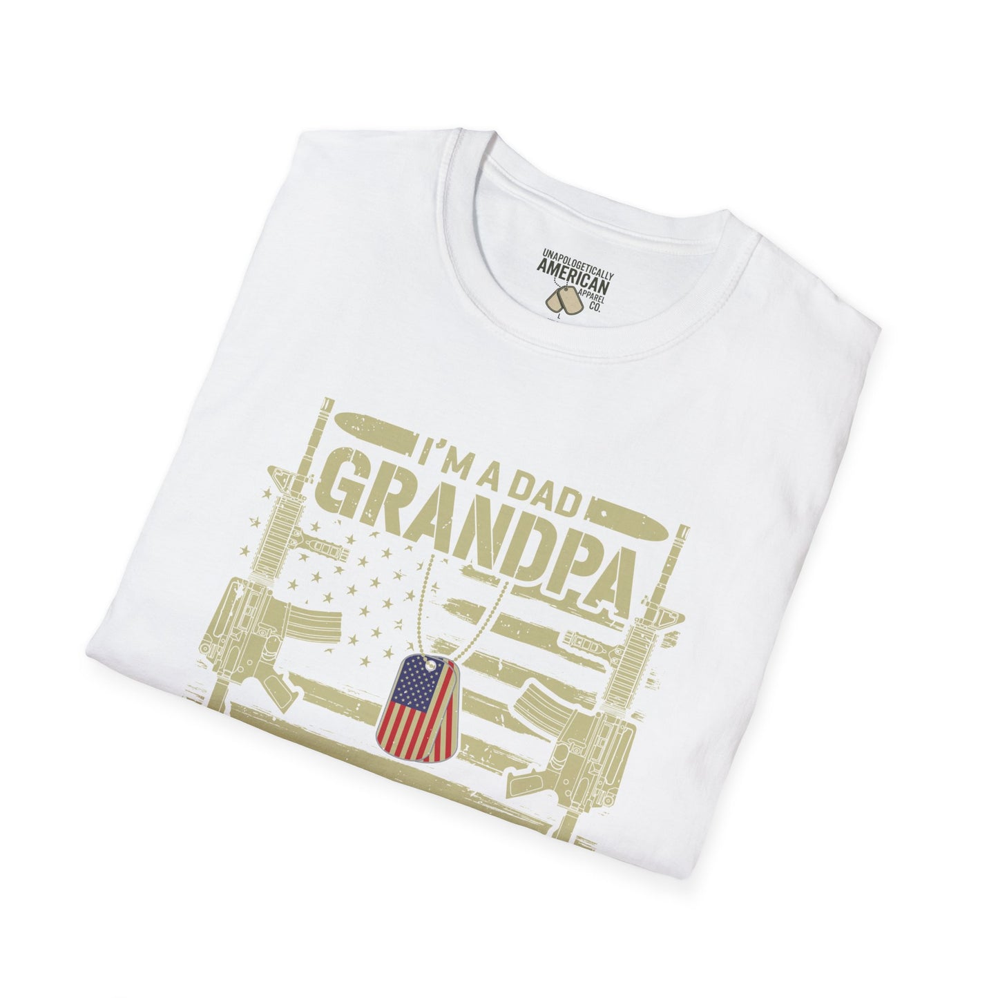Veteran Grandpa T-Shirt | Unisex Softstyle Tee | Father’s Day Gift, Military Dad Shirt, Comfortable Casual Wear, Patriotic Apparel, [...]