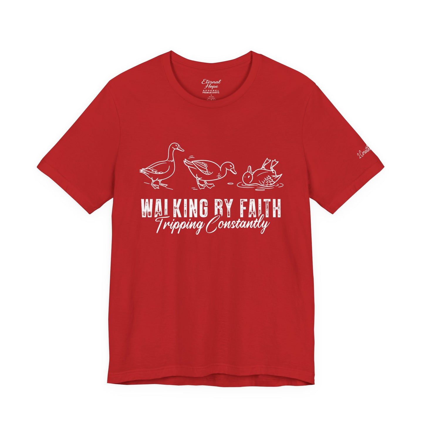 “Walking by faith and tripping constantly”