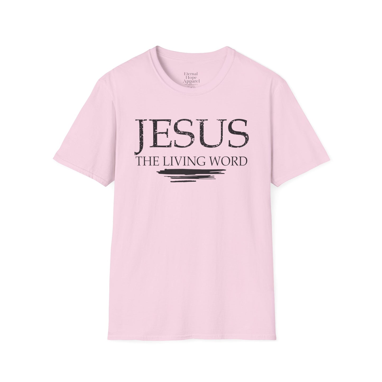"Jesus: The Living Word" - Inspirational Unisex T-Shirt