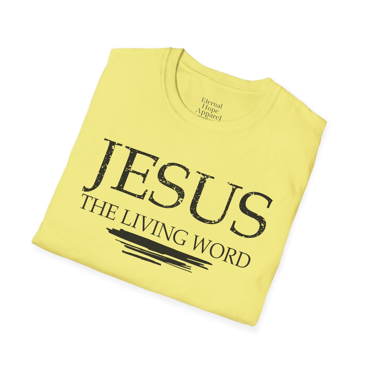 "Jesus: The Living Word" - Inspirational Unisex T-Shirt