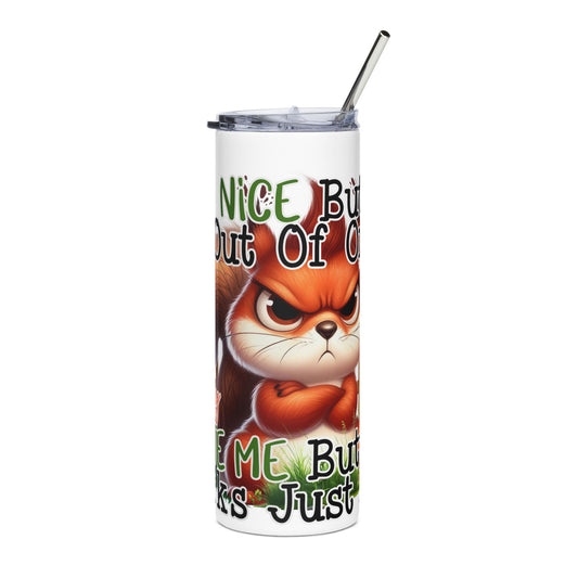 Sassy Squirrel Tumbler, 20oz