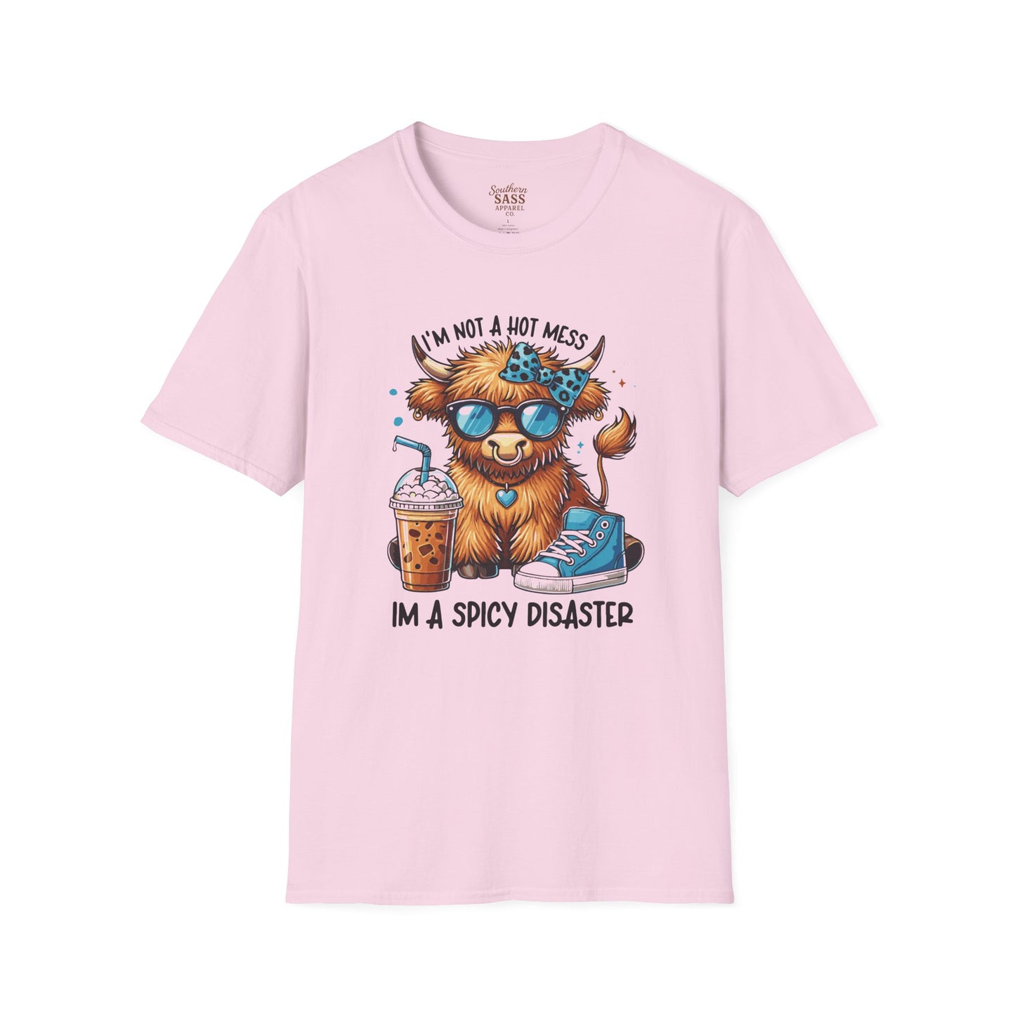 Spicy Disaster Highland Cow T-Shirt,