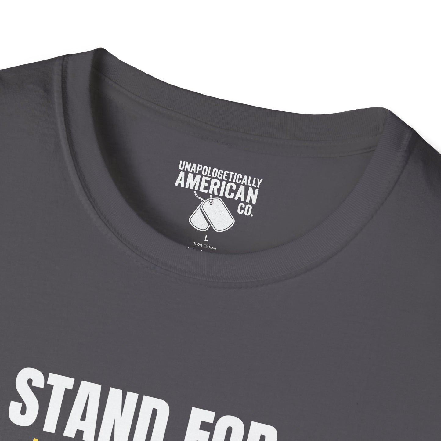 Unisex Softstyle T-Shirt - Stand for the Flag, Kneel for the Fallen