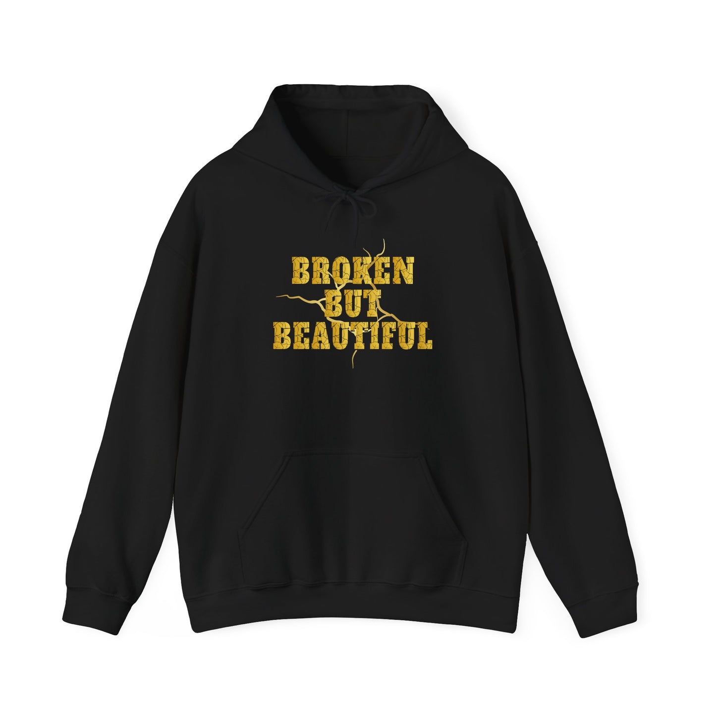 "Broken But Beautiful" - Motivational Sweatshirt for Self-Love, Healing, Mental Health Awareness.