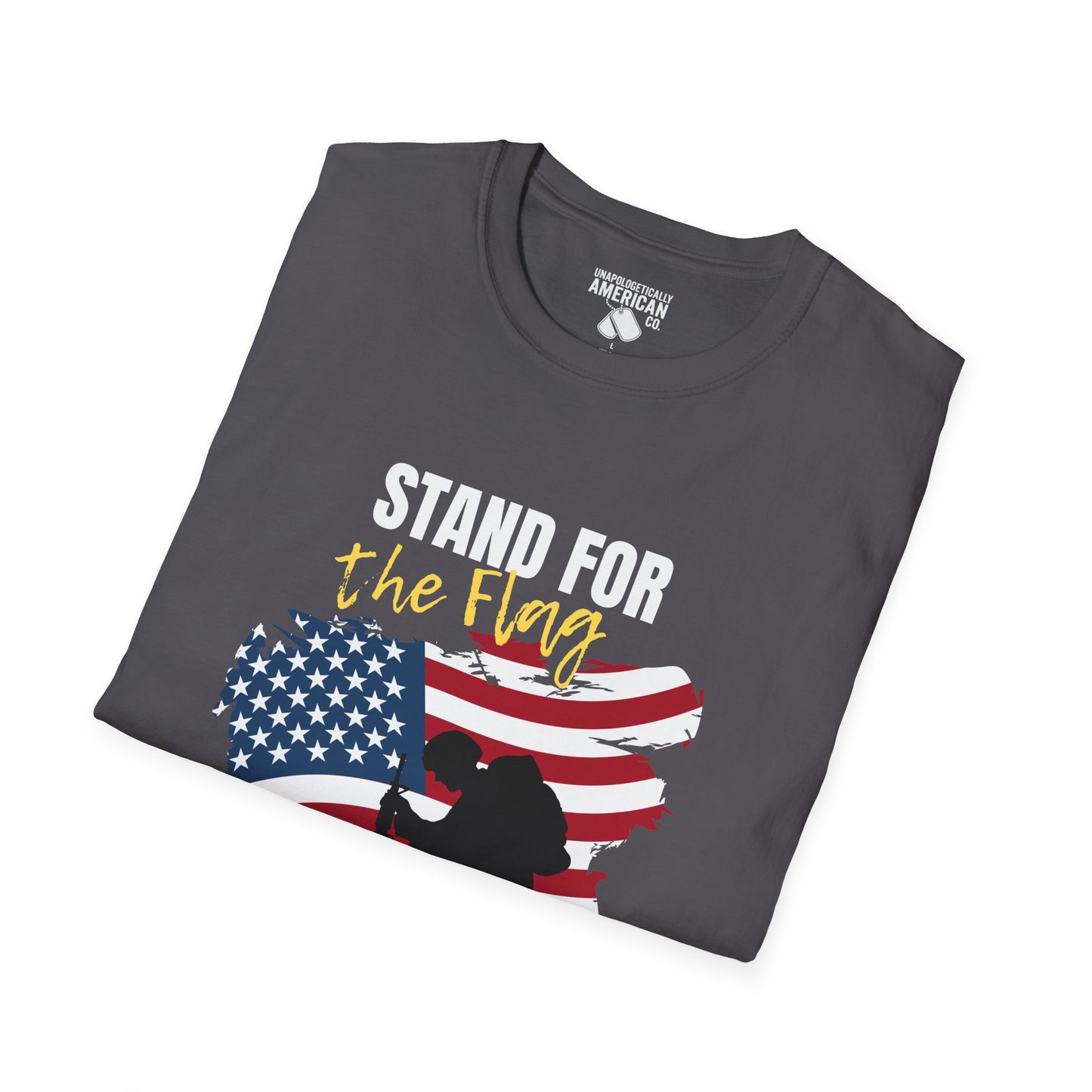 Unisex Softstyle T-Shirt - Stand for the Flag, Kneel for the Fallen
