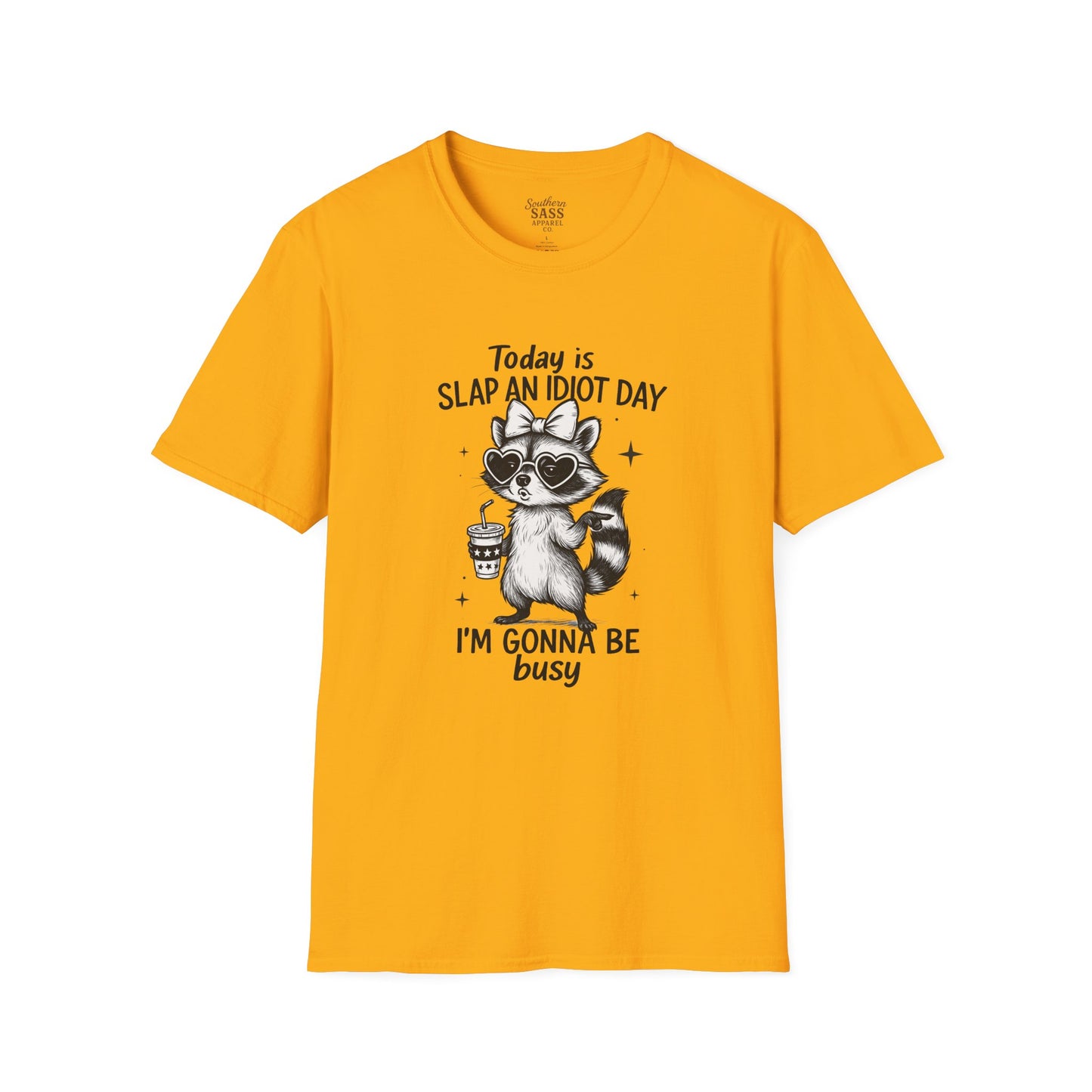 Funny Raccoon T-Shirt, Humorous Gift, Unisex Casual Wear, Whimsical Graphic Tee, Joke Apparel