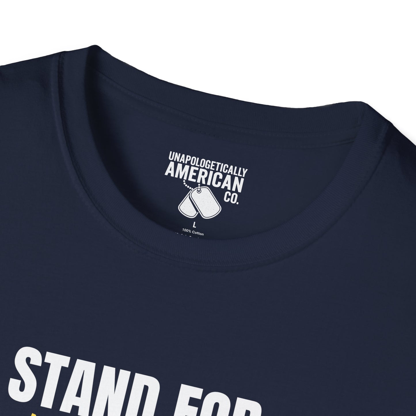 Unisex Softstyle T-Shirt - Stand for the Flag, Kneel for the Fallen