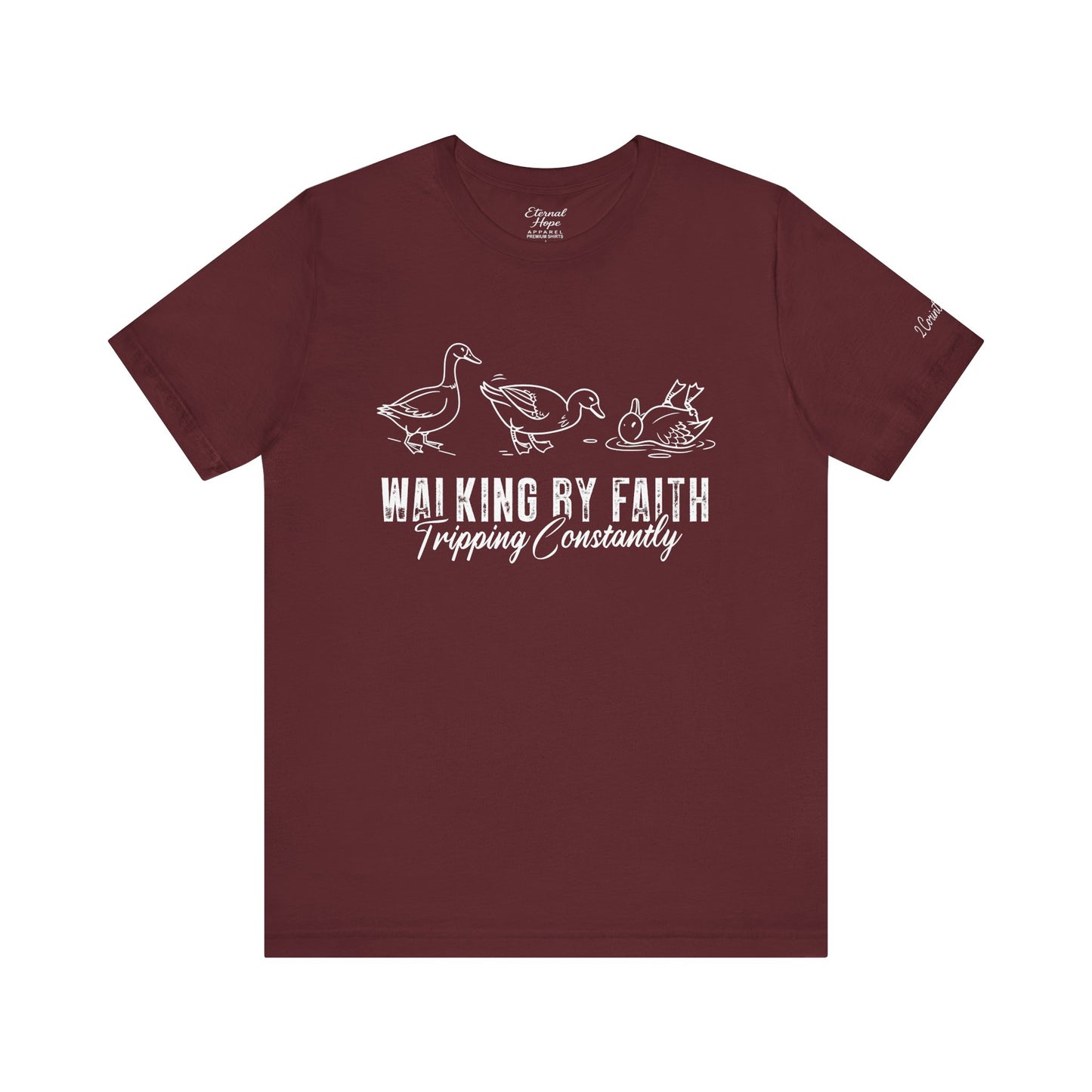 “Walking by faith and tripping constantly”