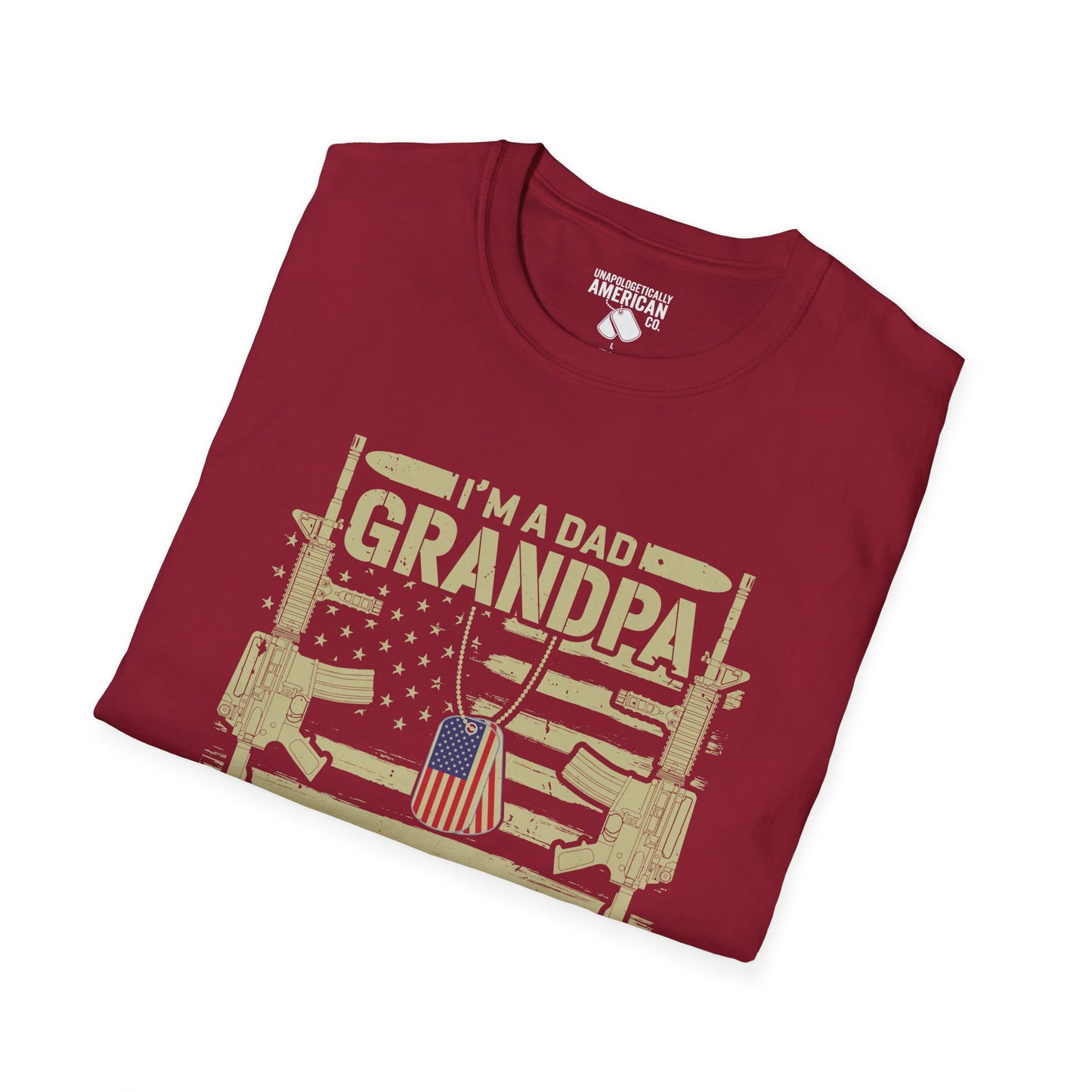 Veteran Grandpa T-Shirt | Unisex Softstyle Tee | Father’s Day Gift, Military Dad Shirt, Comfortable Casual Wear, Patriotic Apparel, [...]