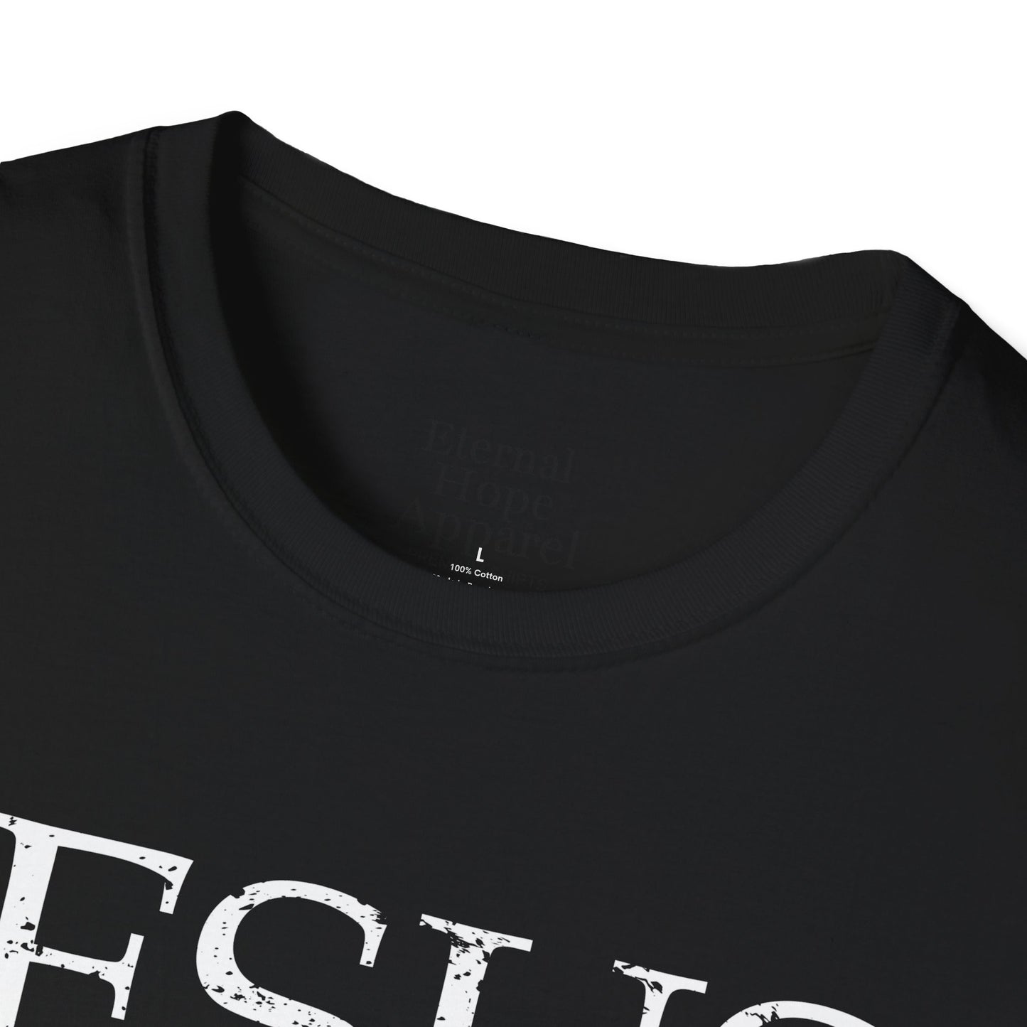 Jesus The Living Word Unisex Softstyle T-Shirt - Faith-Based Apparel