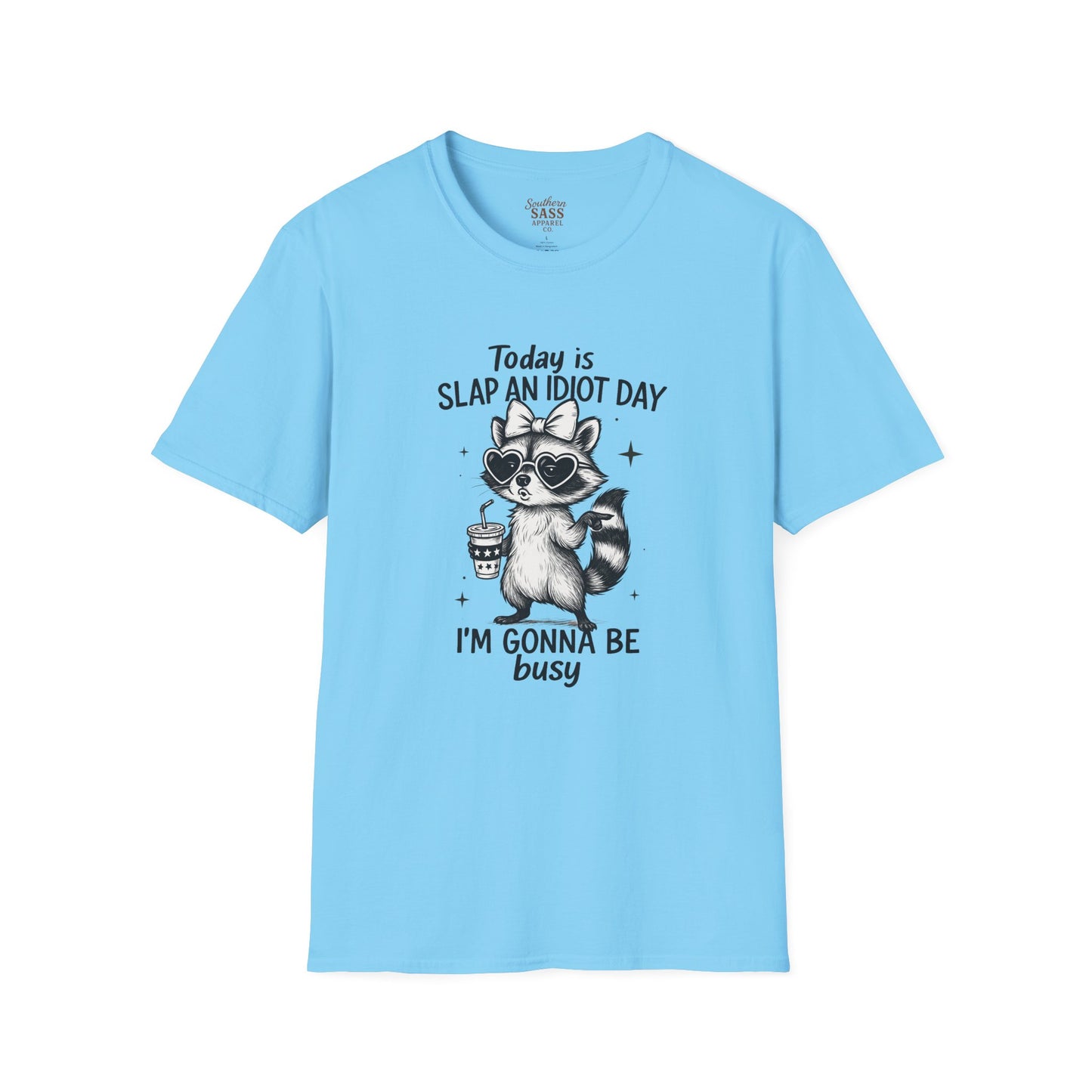 Funny Raccoon T-Shirt, Humorous Gift, Unisex Casual Wear, Whimsical Graphic Tee, Joke Apparel