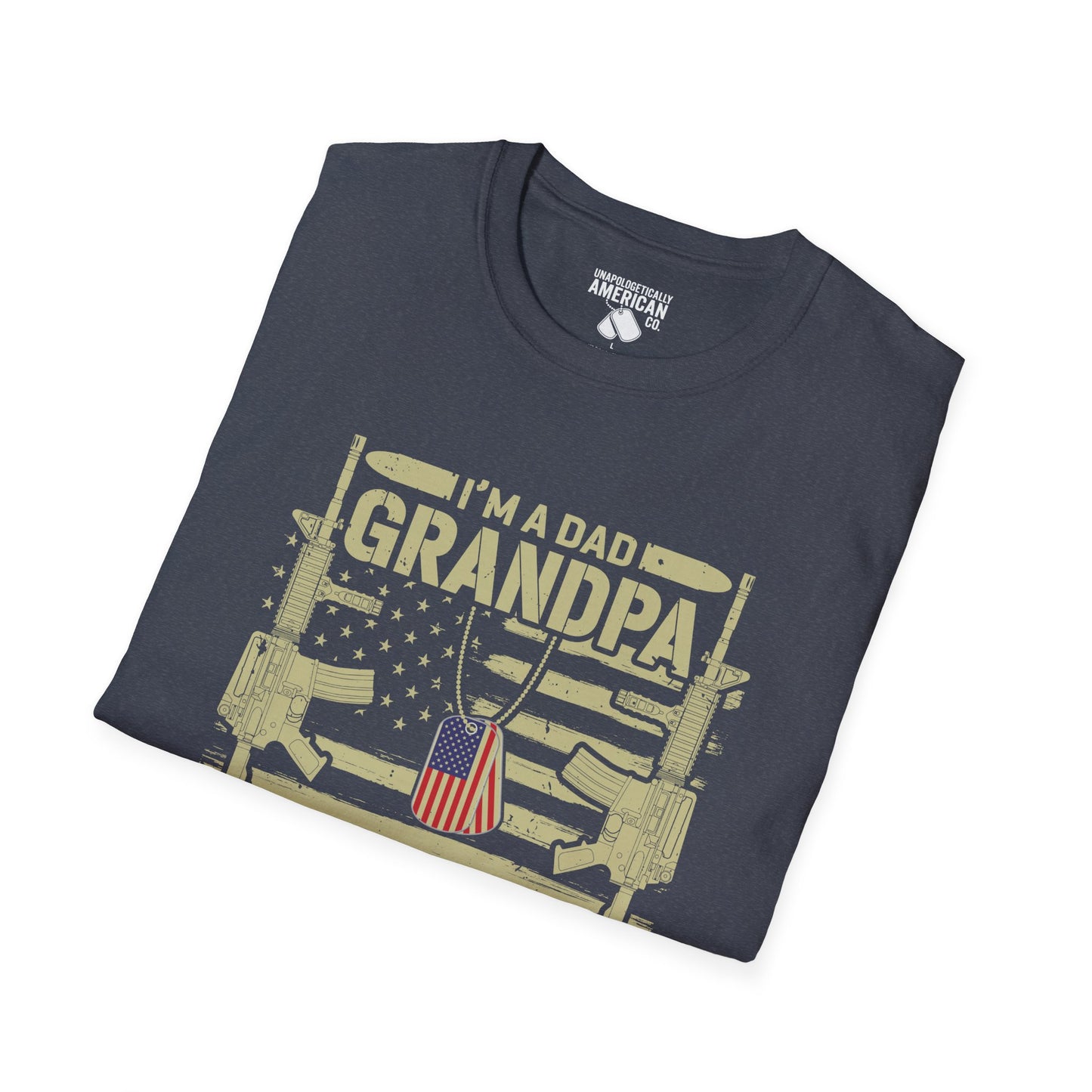 Veteran Grandpa T-Shirt | Unisex Softstyle Tee | Father’s Day Gift, Military Dad Shirt, Comfortable Casual Wear, Patriotic Apparel, [...]