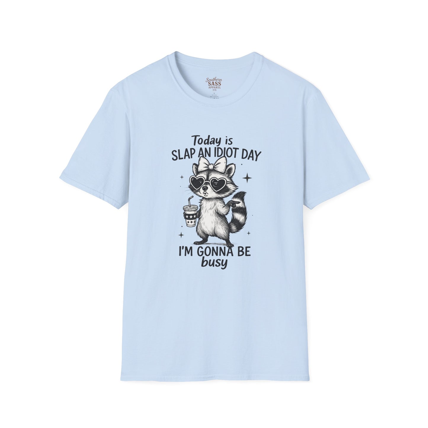 Funny Raccoon T-Shirt, Humorous Gift, Unisex Casual Wear, Whimsical Graphic Tee, Joke Apparel