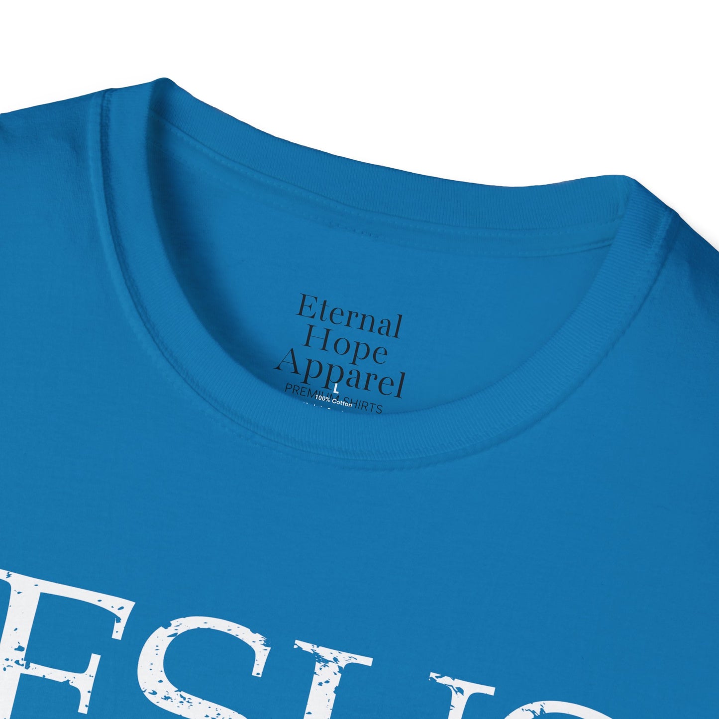 Jesus The Living Word Unisex Softstyle T-Shirt - Faith-Based Apparel
