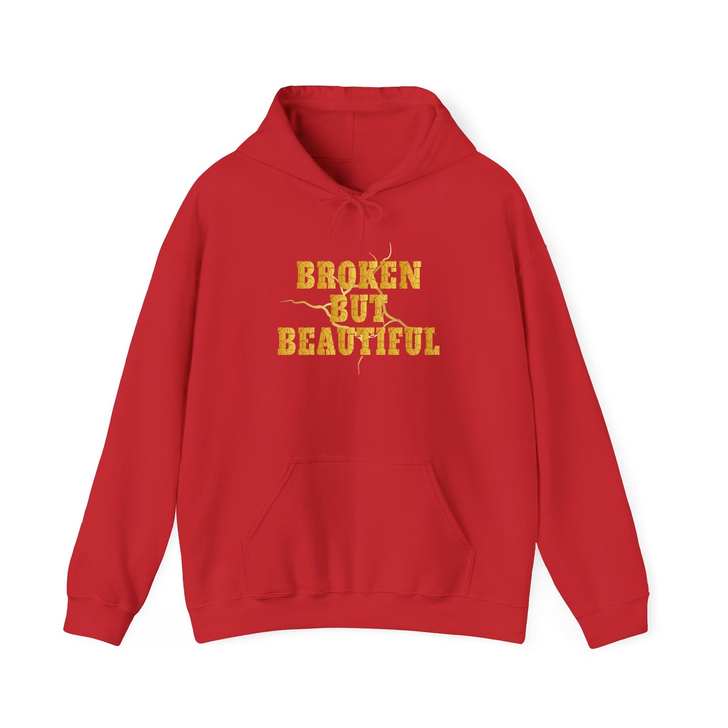 "Broken But Beautiful" - Motivational Sweatshirt for Self-Love, Healing, Mental Health Awareness.