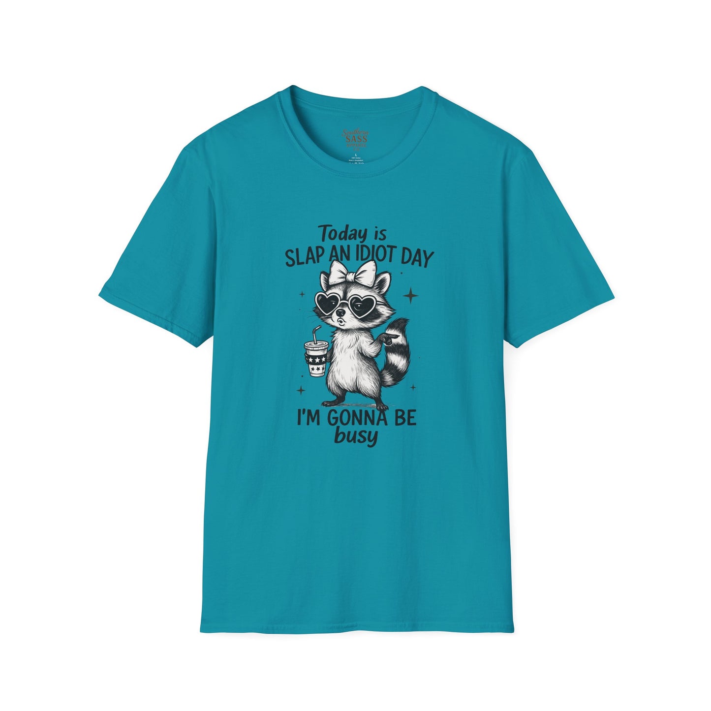 Funny Raccoon T-Shirt, Humorous Gift, Unisex Casual Wear, Whimsical Graphic Tee, Joke Apparel