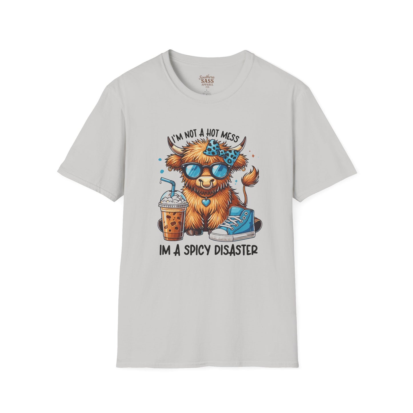 Spicy Disaster Highland Cow T-Shirt,