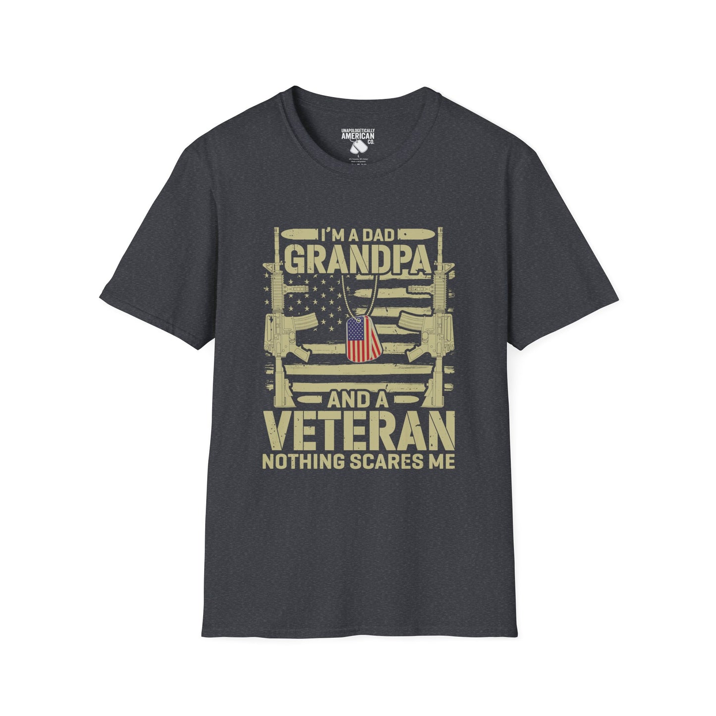 Veteran Grandpa T-Shirt | Unisex Softstyle Tee | Father’s Day Gift, Military Dad Shirt, Comfortable Casual Wear, Patriotic Apparel, [...]