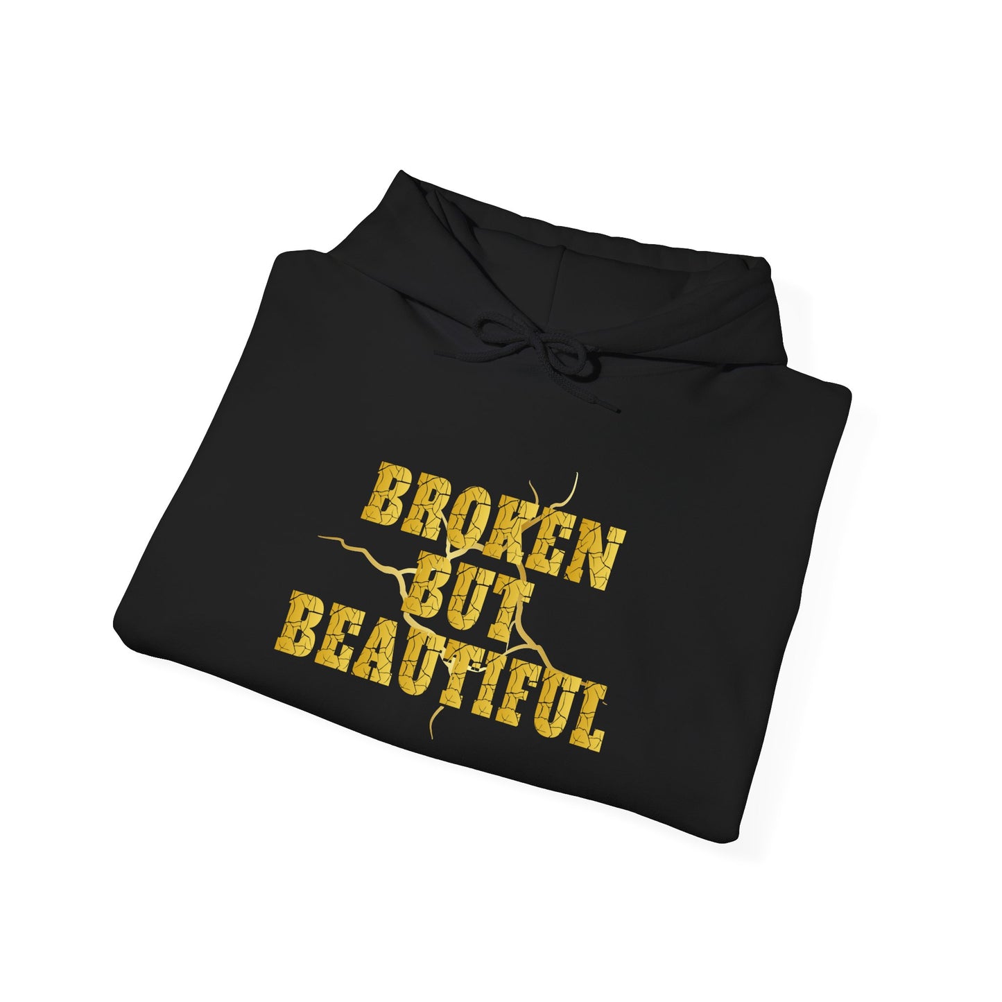 "Broken But Beautiful" - Motivational Sweatshirt for Self-Love, Healing, Mental Health Awareness.