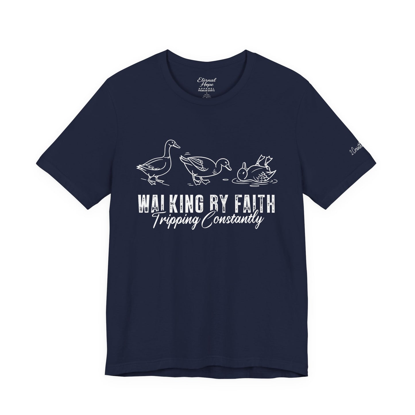 “Walking by faith and tripping constantly”