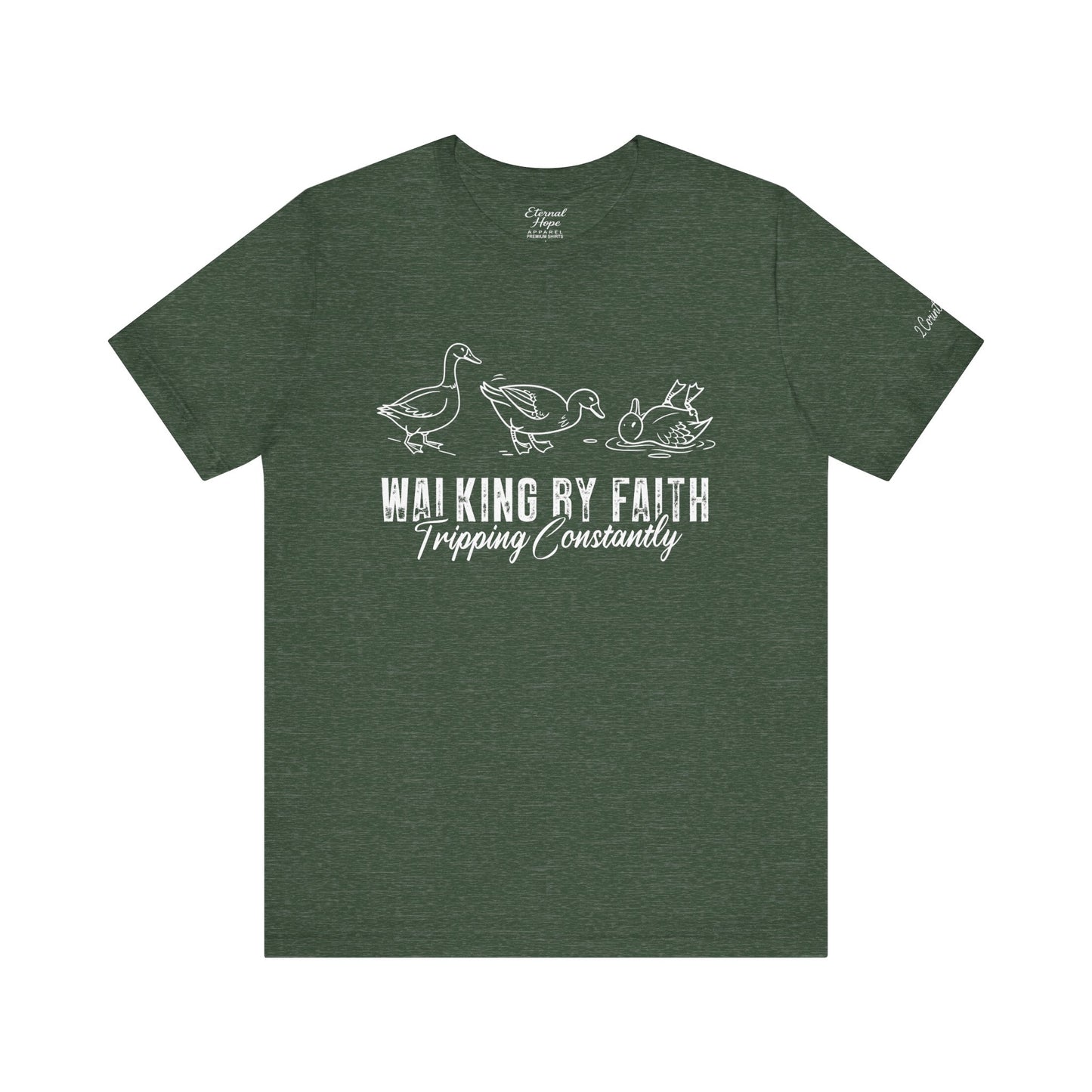“Walking by faith and tripping constantly”