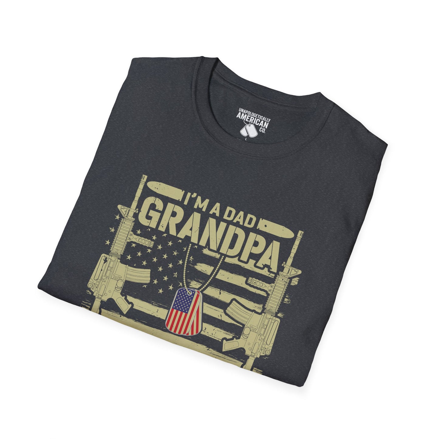 Veteran Grandpa T-Shirt | Unisex Softstyle Tee | Father’s Day Gift, Military Dad Shirt, Comfortable Casual Wear, Patriotic Apparel, [...]