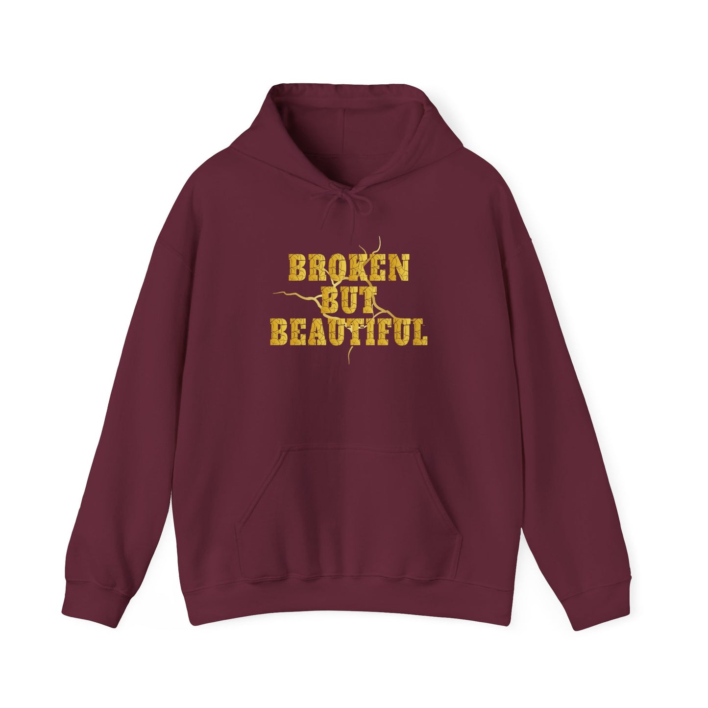 "Broken But Beautiful" - Motivational Sweatshirt for Self-Love, Healing, Mental Health Awareness.