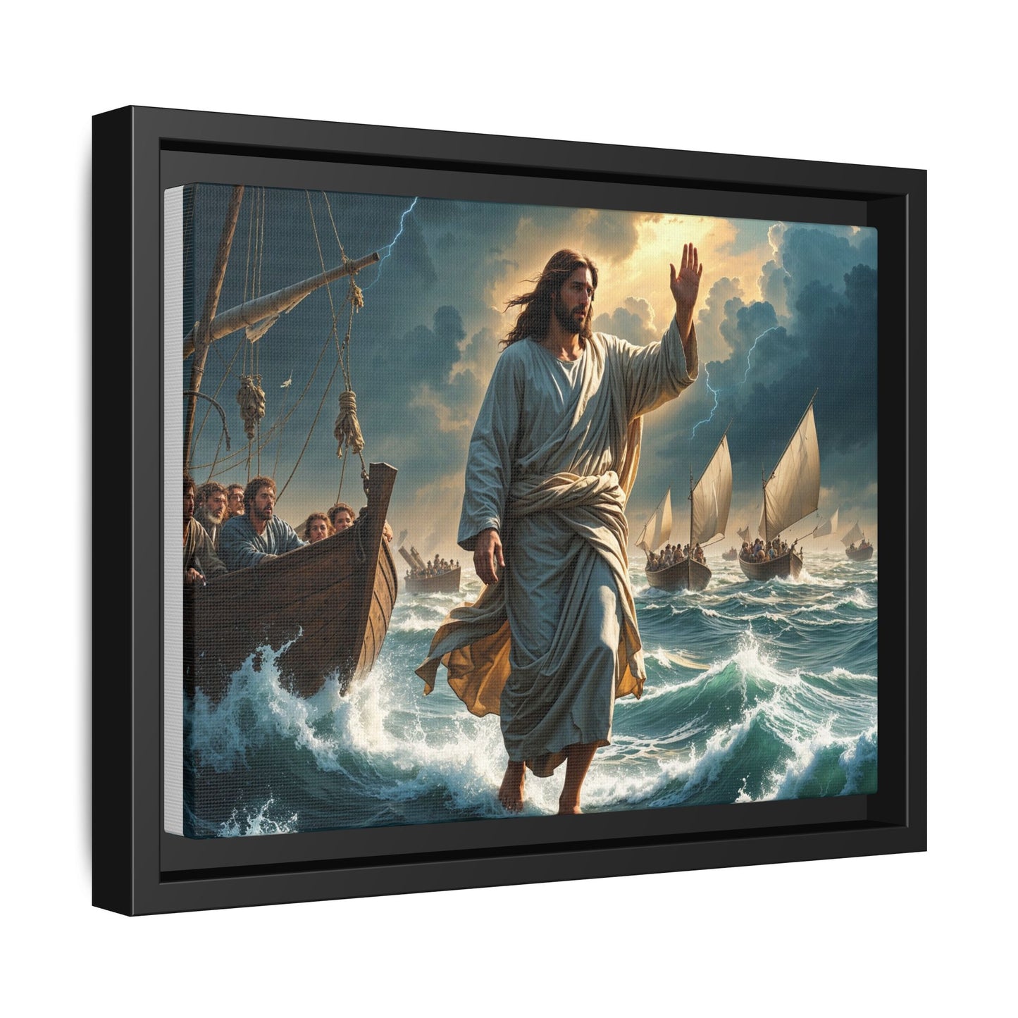 Jesus Walking on Water, Faith-Based Home Decor, Christian Gift for Holidays