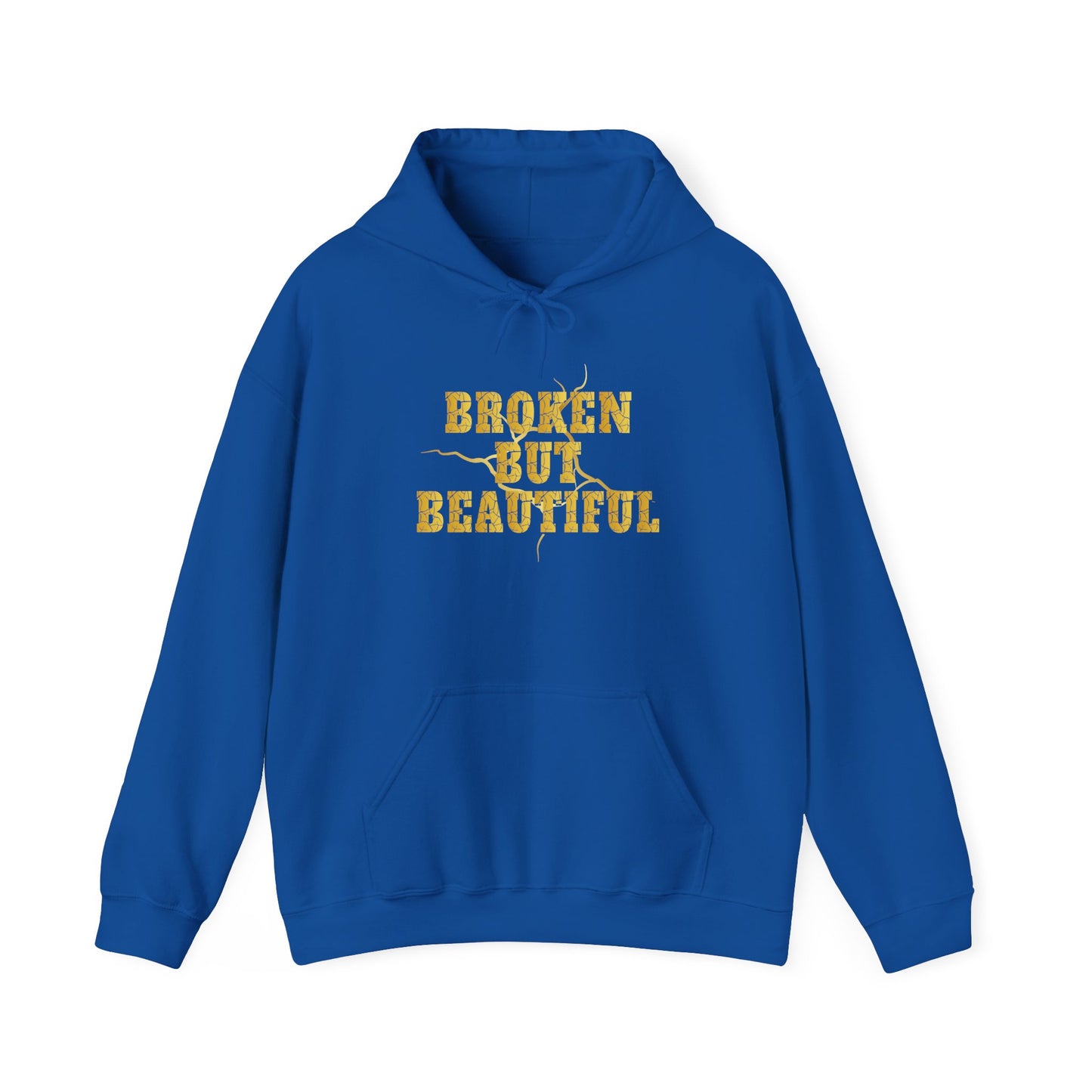 "Broken But Beautiful" - Motivational Sweatshirt for Self-Love, Healing, Mental Health Awareness.