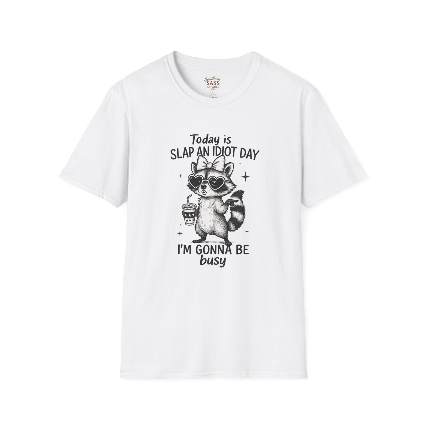 Funny Raccoon T-Shirt, Humorous Gift, Unisex Casual Wear, Whimsical Graphic Tee, Joke Apparel