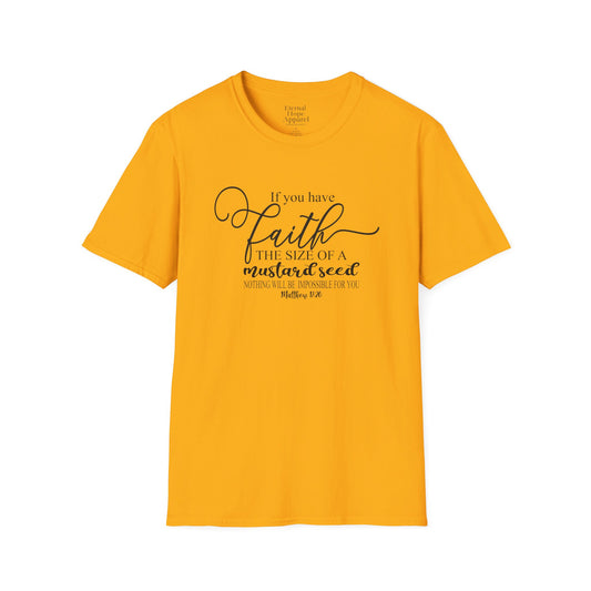 Faith-Inspired Unisex T-Shirt, Inspirational Tee, Motivational Shirt, Gift for Believers, Christian Apparel