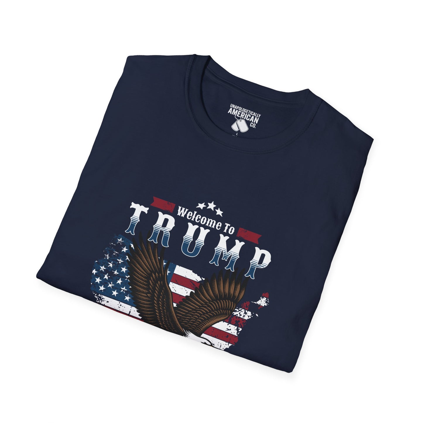 Welcome to Trump Country T-Shirt | Unisex Softstyle Tee | Patriotic Apparel, Gift for Trump Supporters, Election Day, 4th of July, [...]