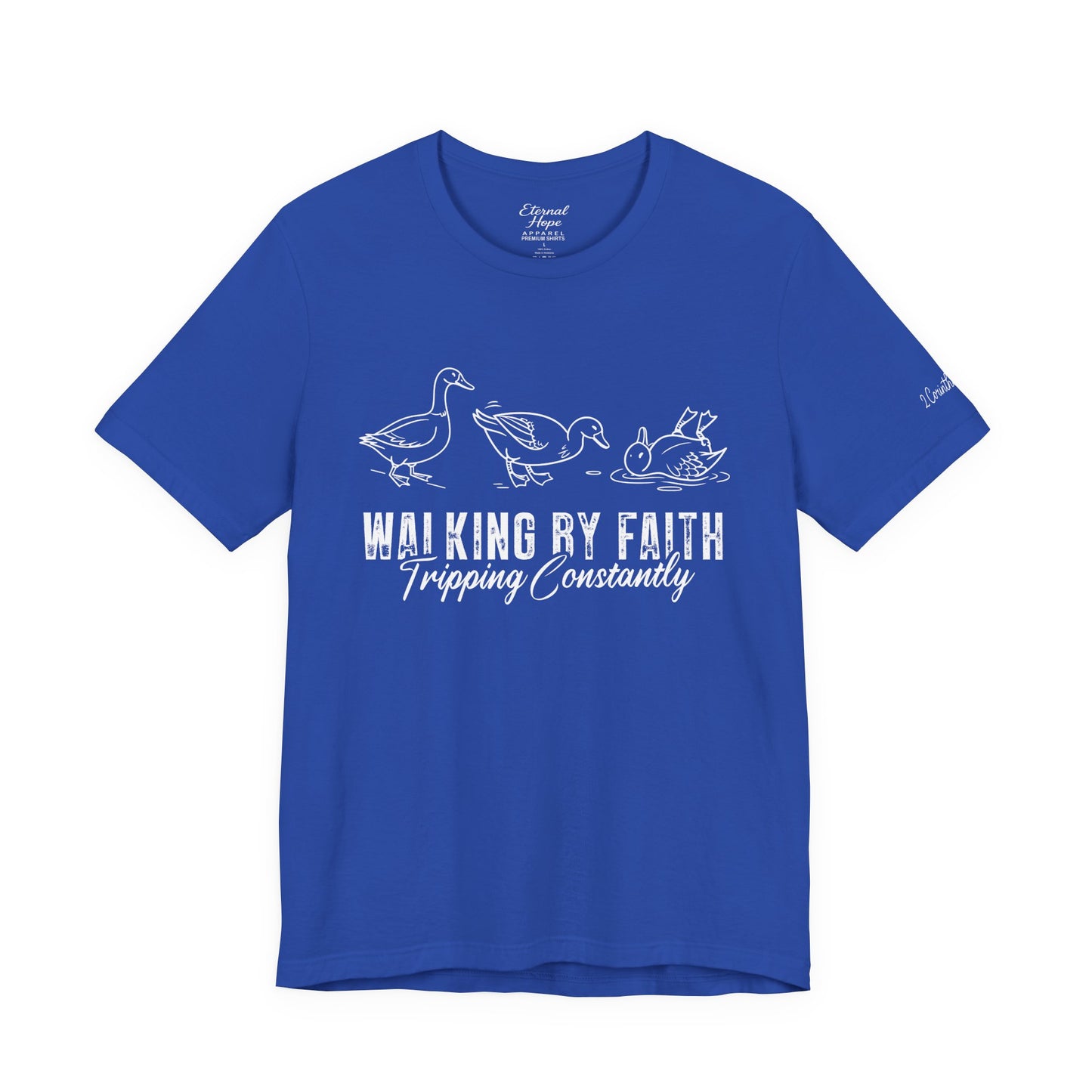 “Walking by faith and tripping constantly”