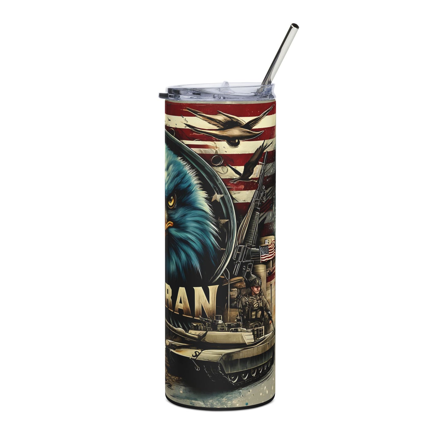 Veteran Pride Stainless Steel Tumbler - 20oz,